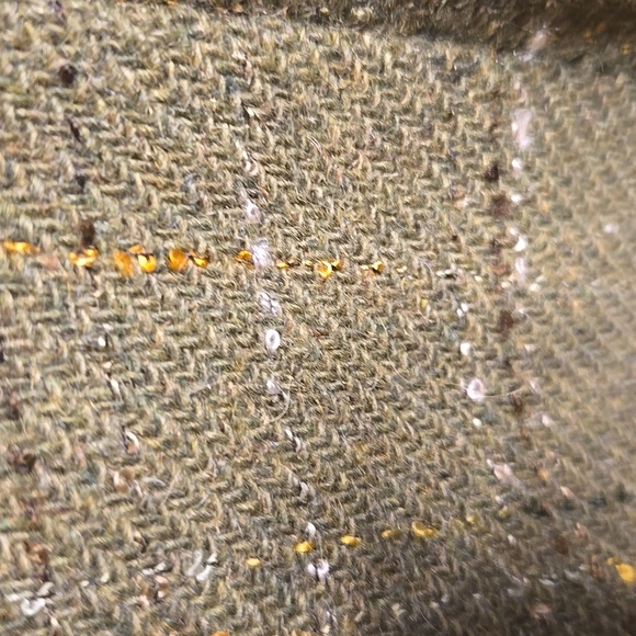 Laundry-Wool blend olive green sleeveless plaid straight dress Size 10. NWT. - Picture 8 of 11